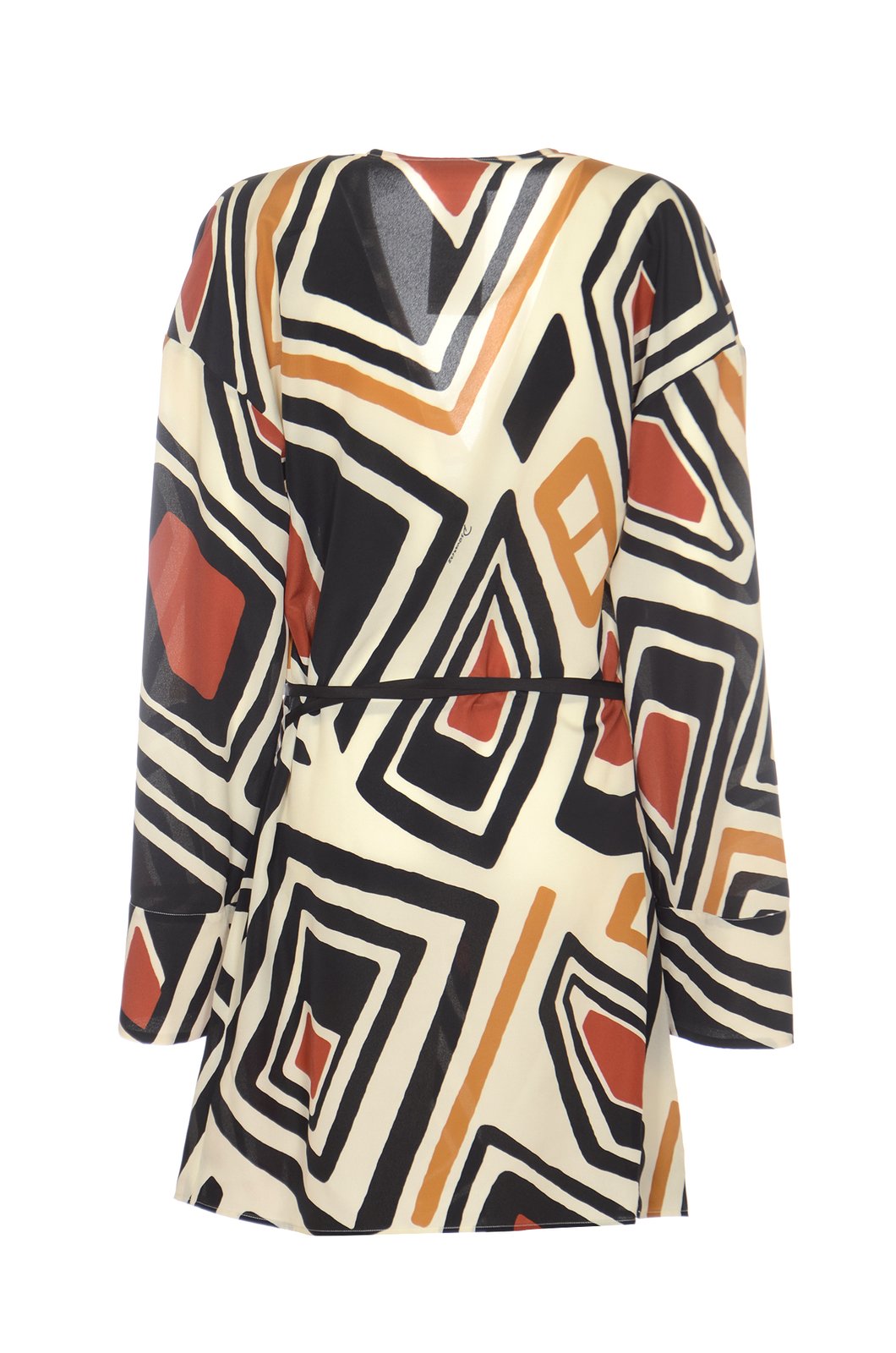 Dsquared2 Geometric Printed Mini Wrap Dress