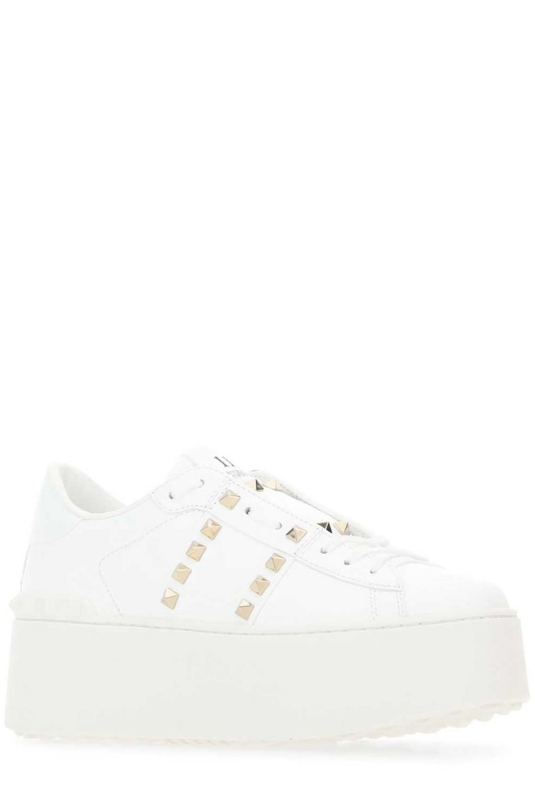 Valentino Garavani Rockstud Untitled Lace-Up Sneakers