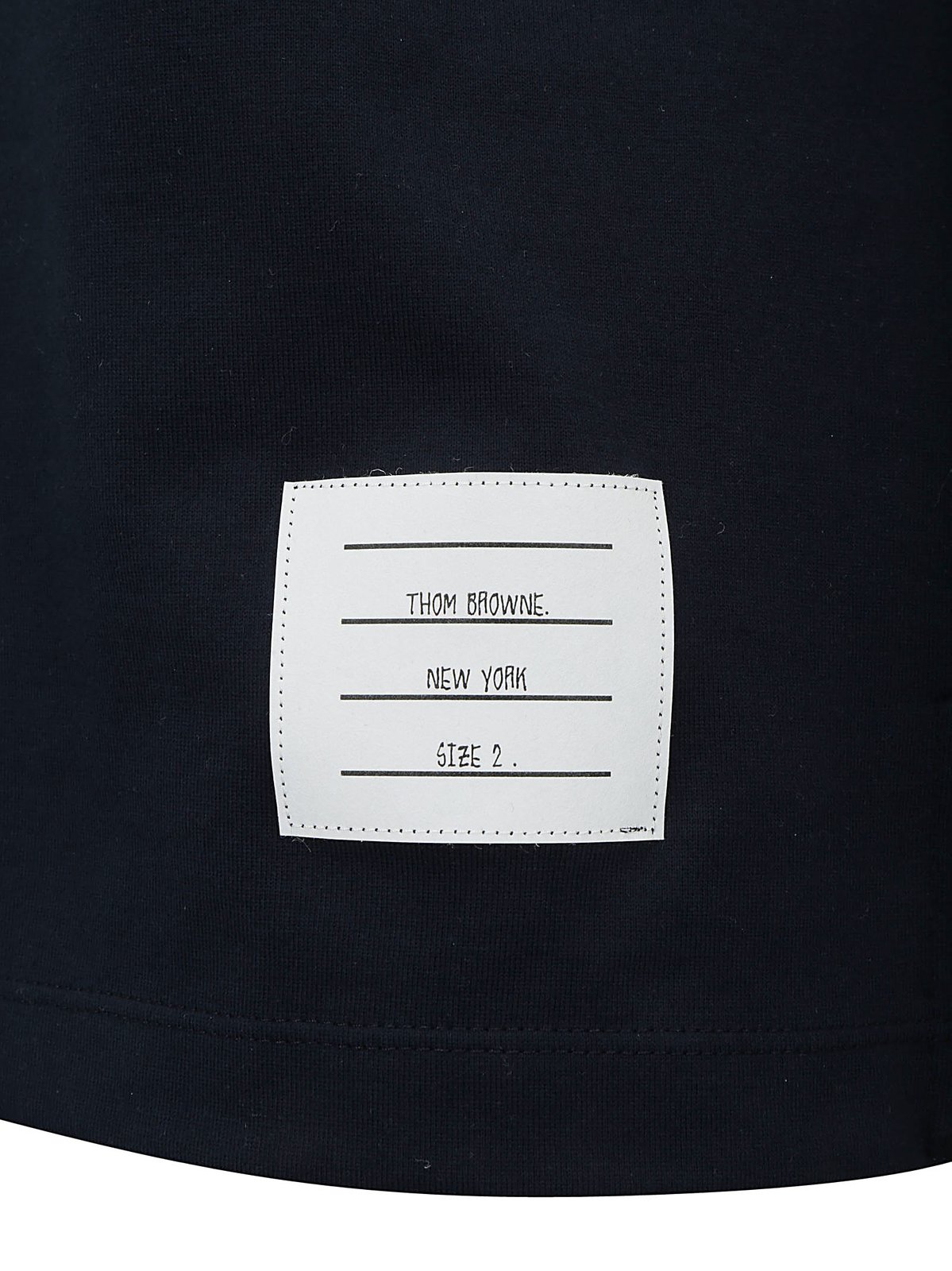 Thom Browne Logo Patch Crewneck T-Shirt 1 Thom Browne Logo Patch Crewneck T-Shirt