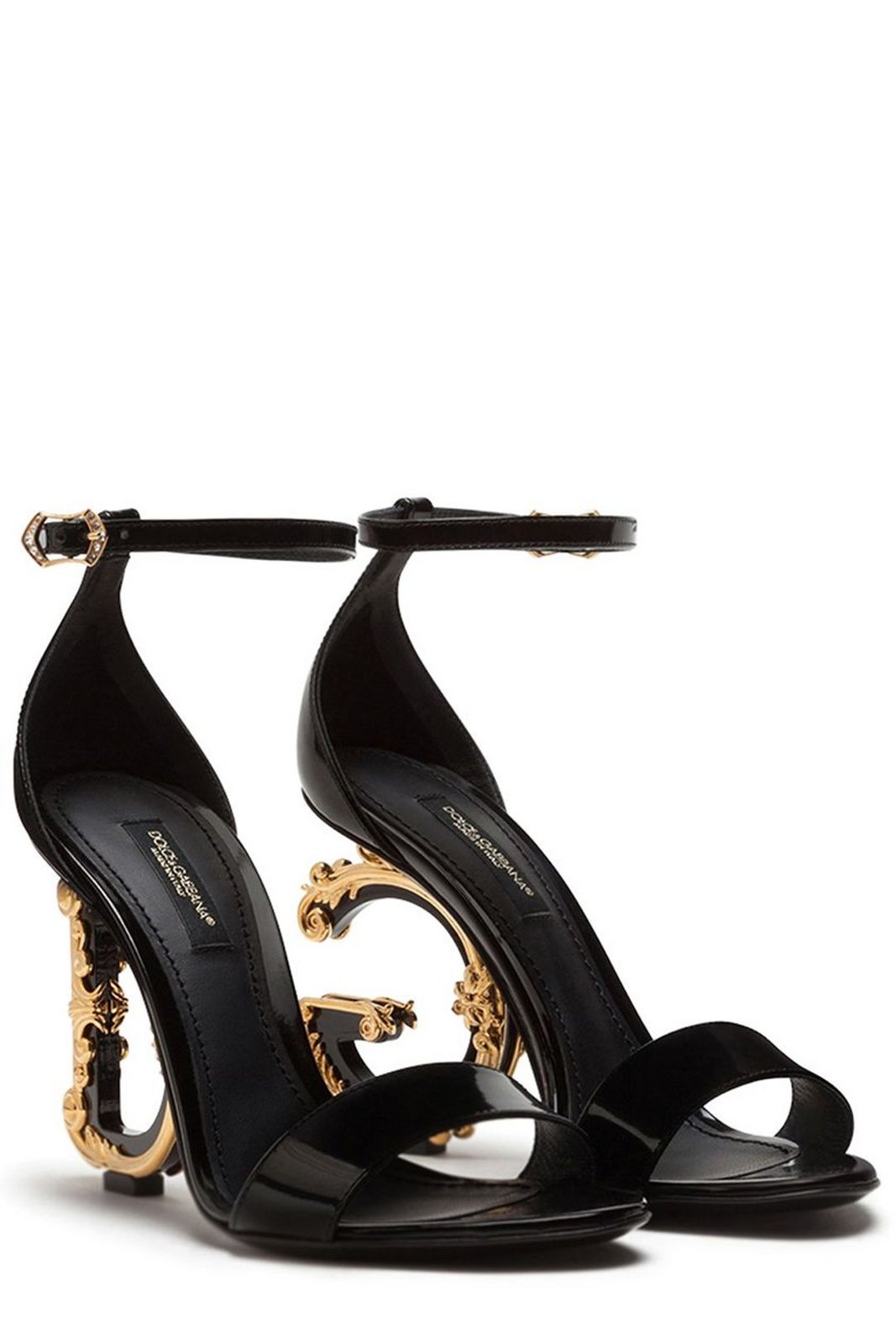 Dolce & Gabbana Baroque Heel Sandals 4 Dolce & Gabbana Baroque Heel Sandals