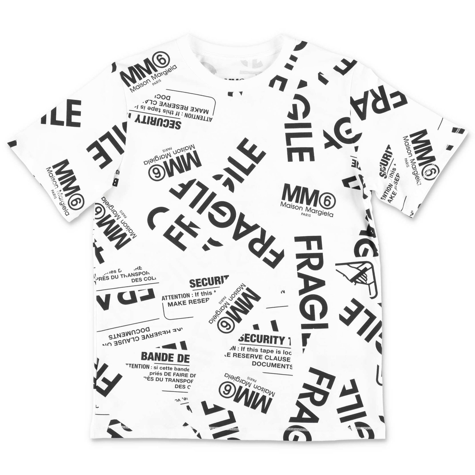 MM6 Maison Margiela Kids Logo Printed T-Shirt