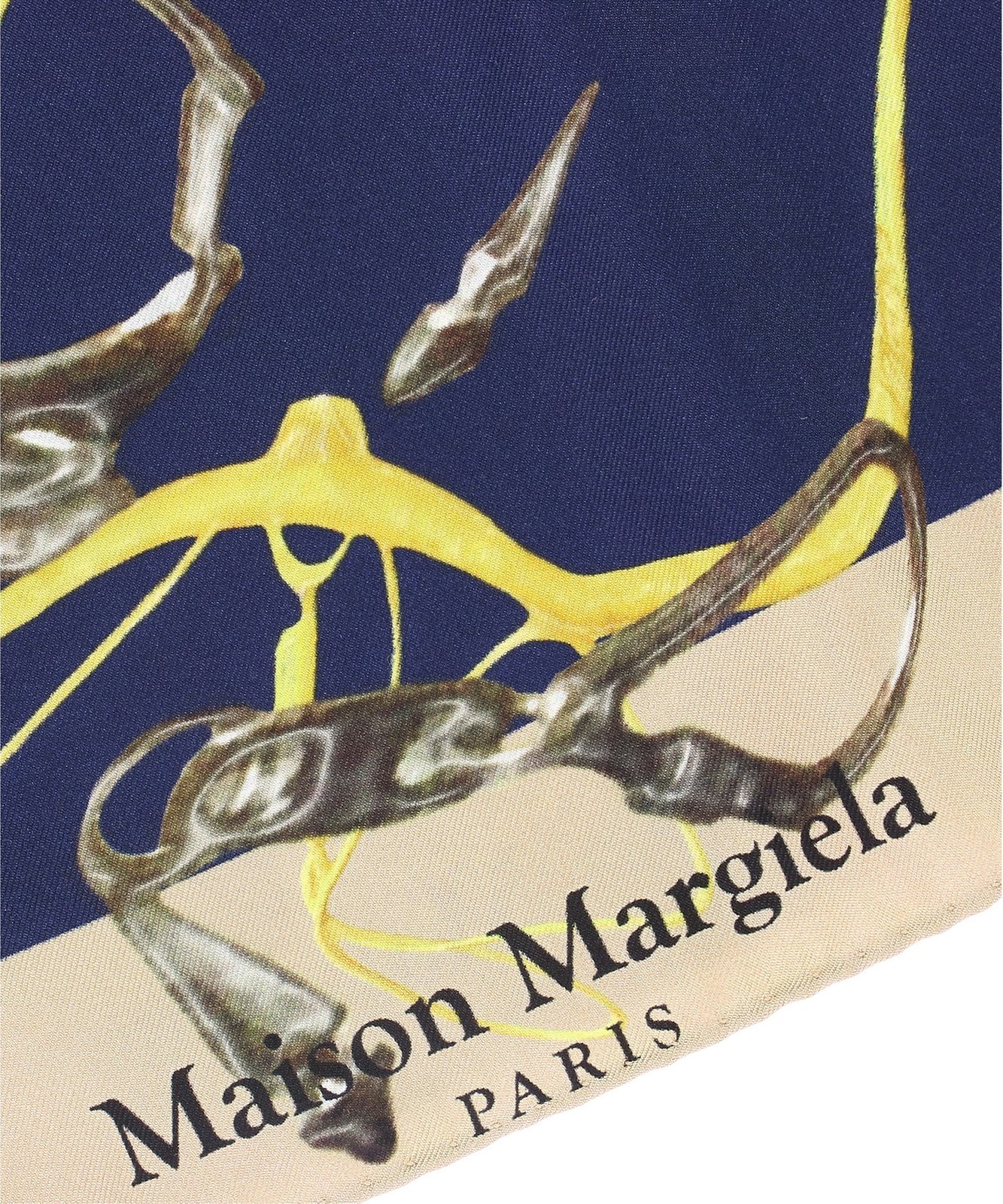 Maison Margiela Abstract Print Scarf