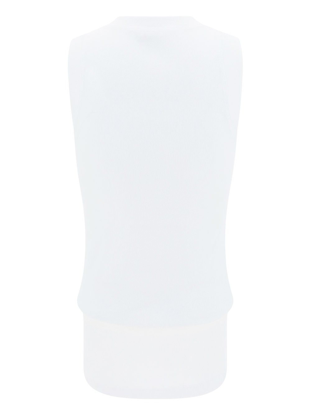 Brunello Cucinelli Ribbed Hem V-Neck Top 3 Brunello Cucinelli Ribbed Hem V-Neck Top