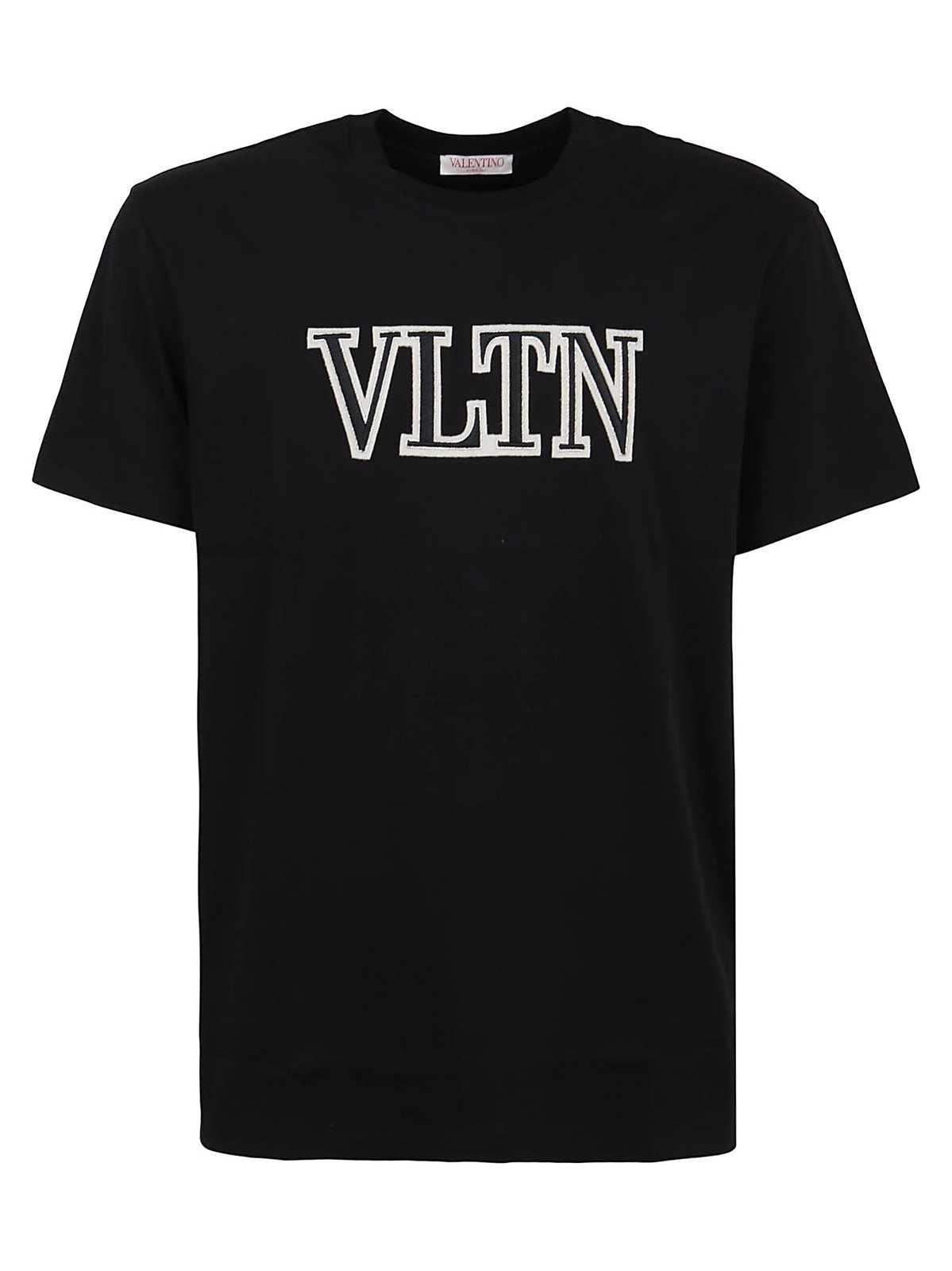 Valentino VLTN Logo Embroidered Crewneck T-Shirt