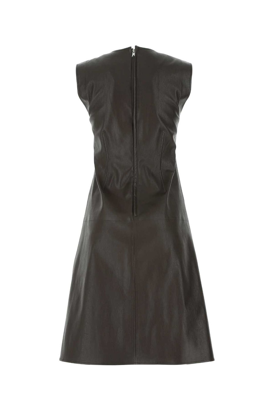 Bottega Veneta Sleeveless Leather Dress