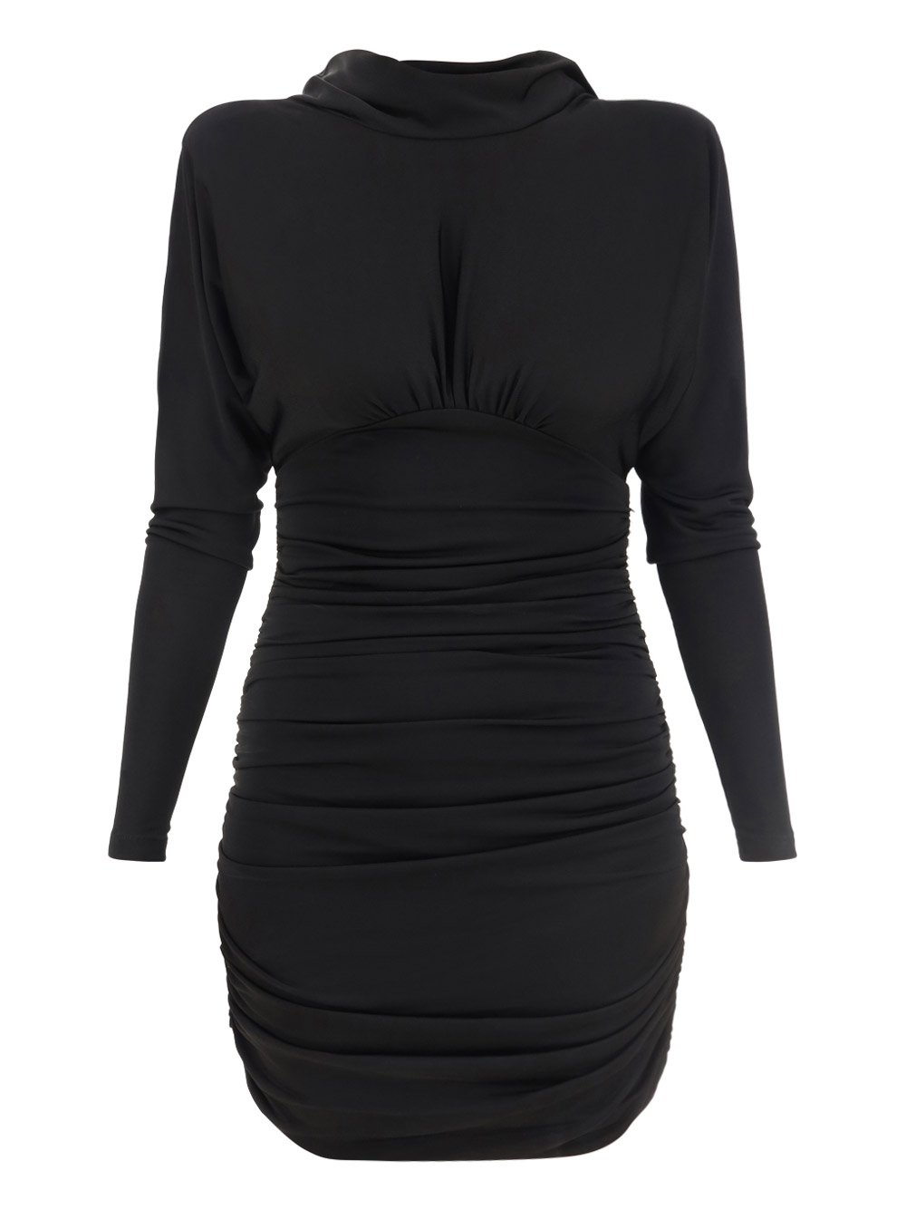 Saint Laurent Cowl Back Mini Dress
