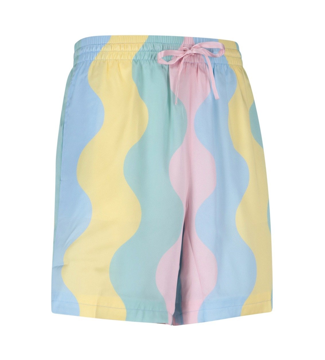 Casablanca Wave Printed Drawstring Shorts