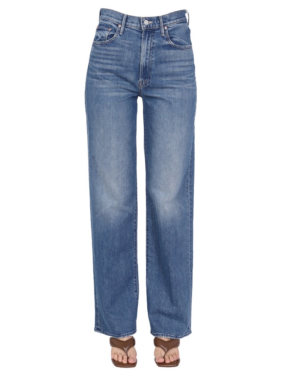 Mother The Maven High Waist Wide Leg Jeans