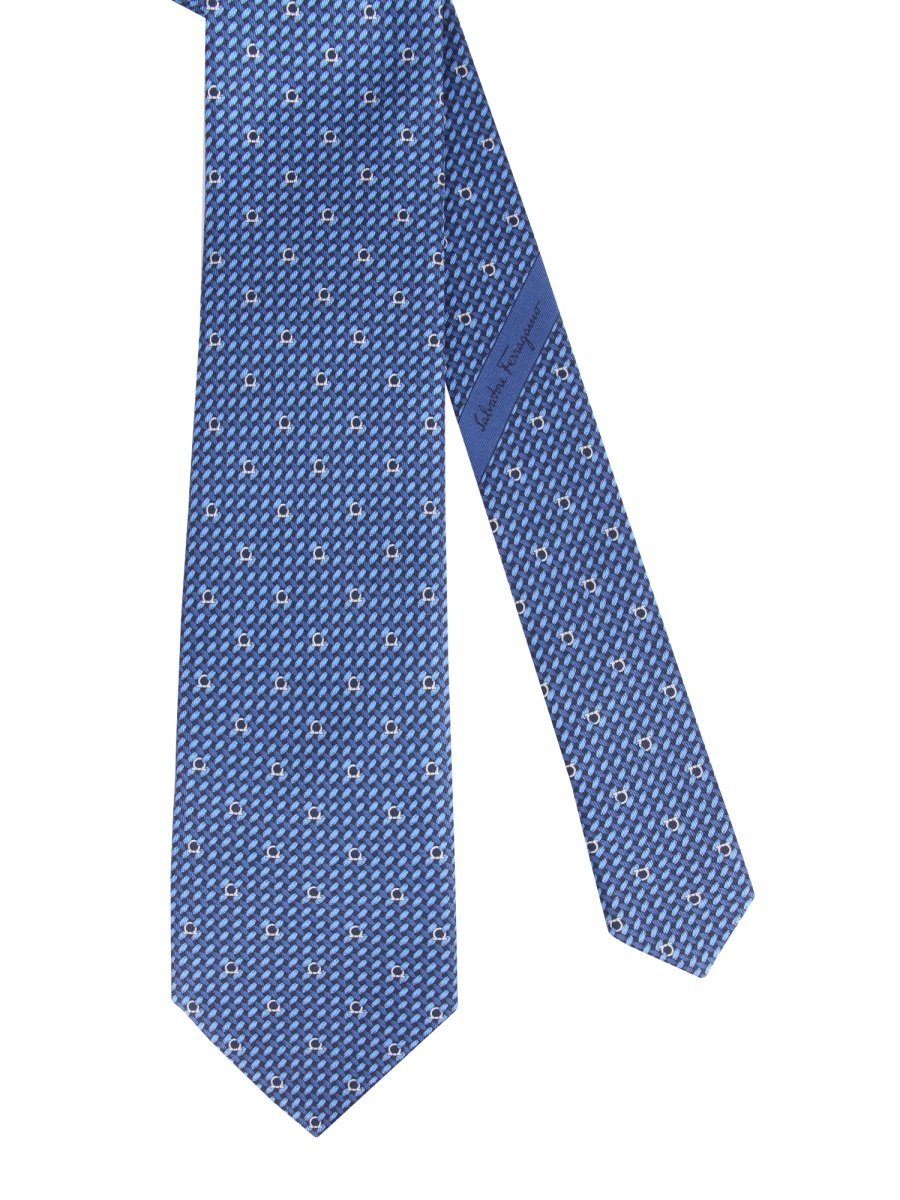 Ferragamo Gancini Printed Tie