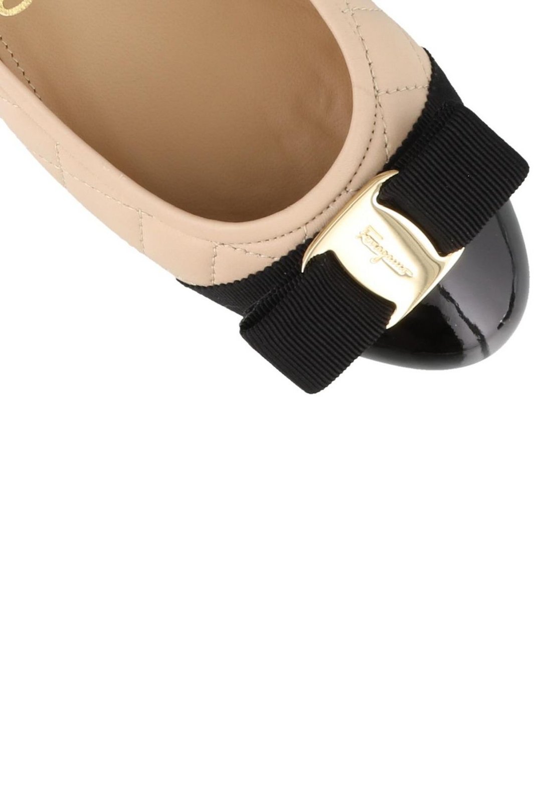 Ferragamo Vara Bow Quilted Pumps