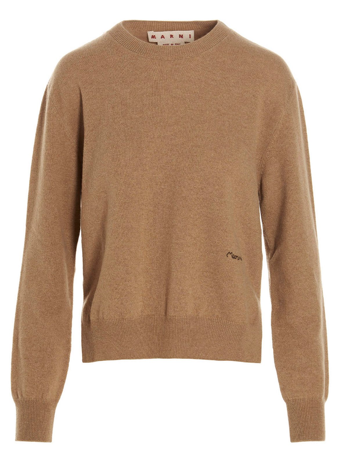 Marni Logo Embroidered Crewneck Sweater 2 Marni Logo Embroidered Crewneck Sweater