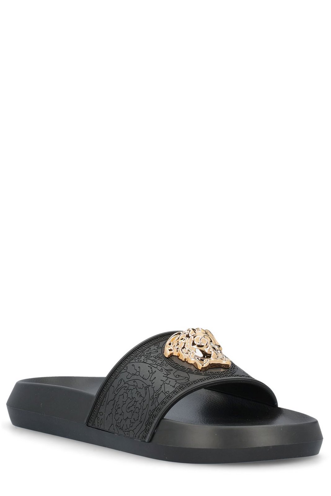 Versace Medusa Head Plaque Slides