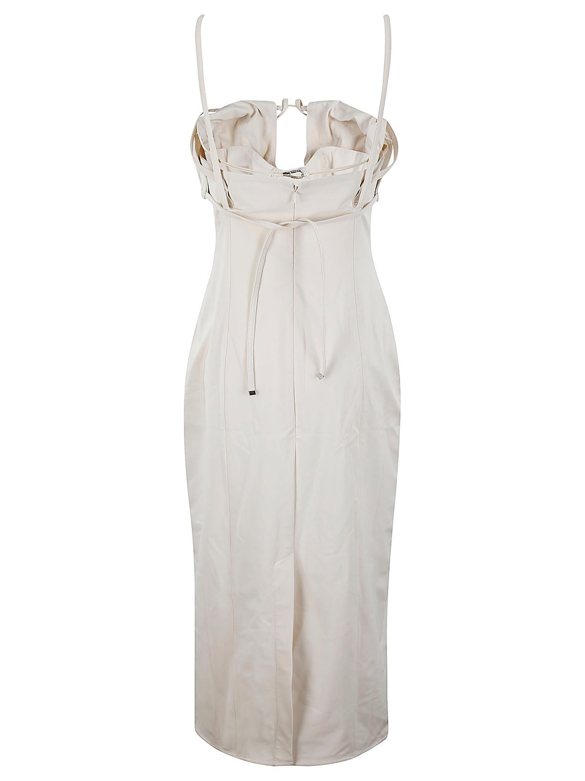 Jacquemus Strapless Cut-Out Detailed Dress