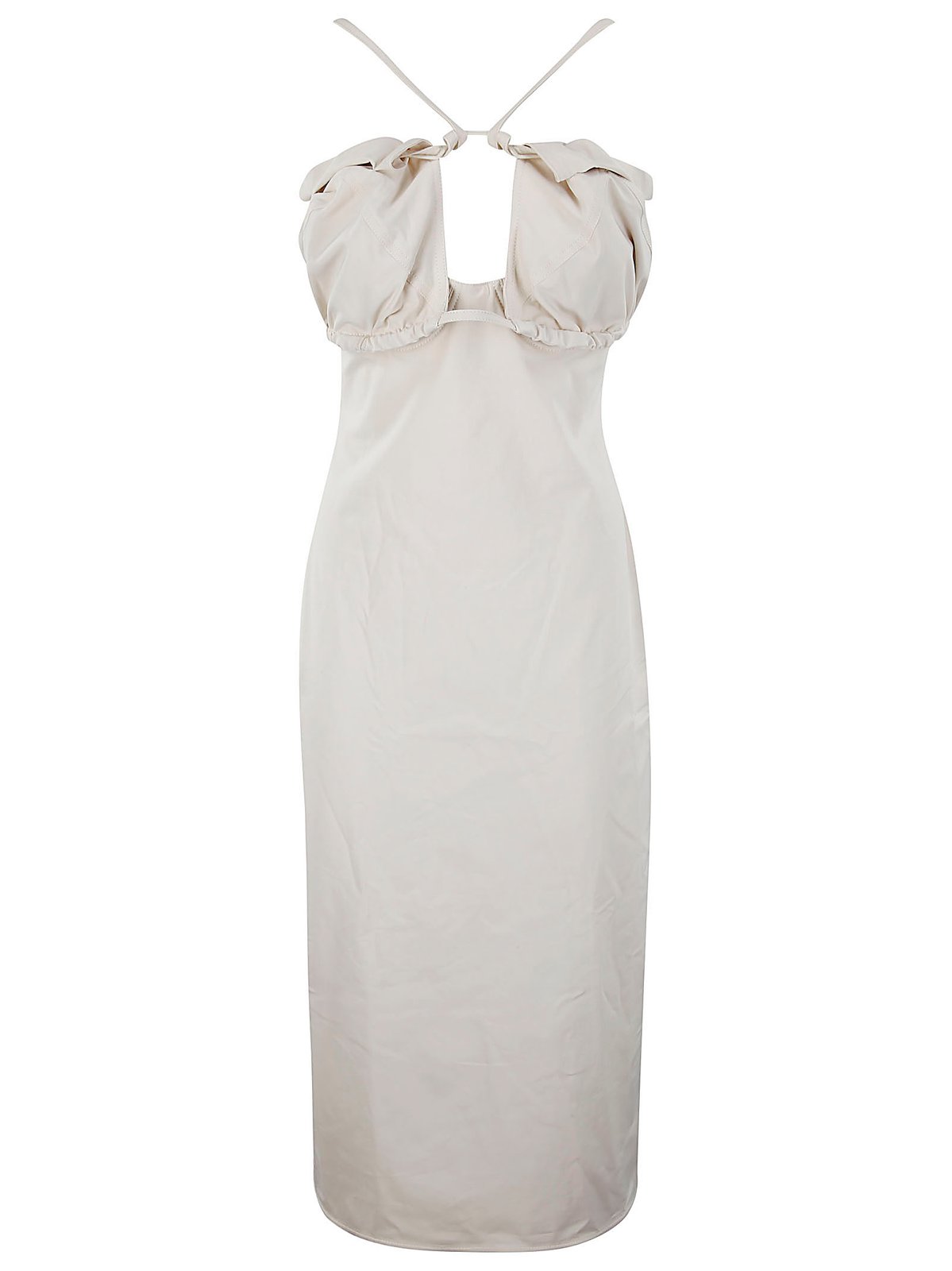 Jacquemus Strapless Cut-Out Detailed Dress