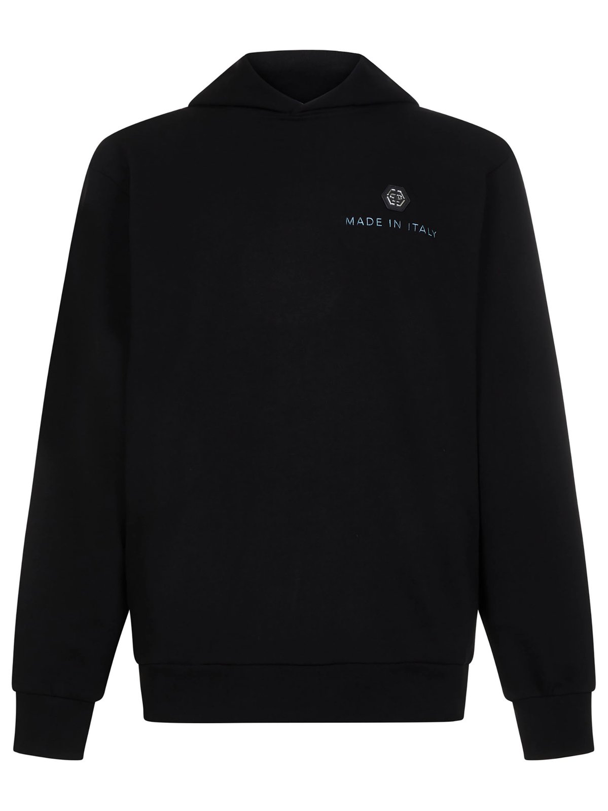 Philipp Plein Logo Printed Long Sleeved Hoodie
