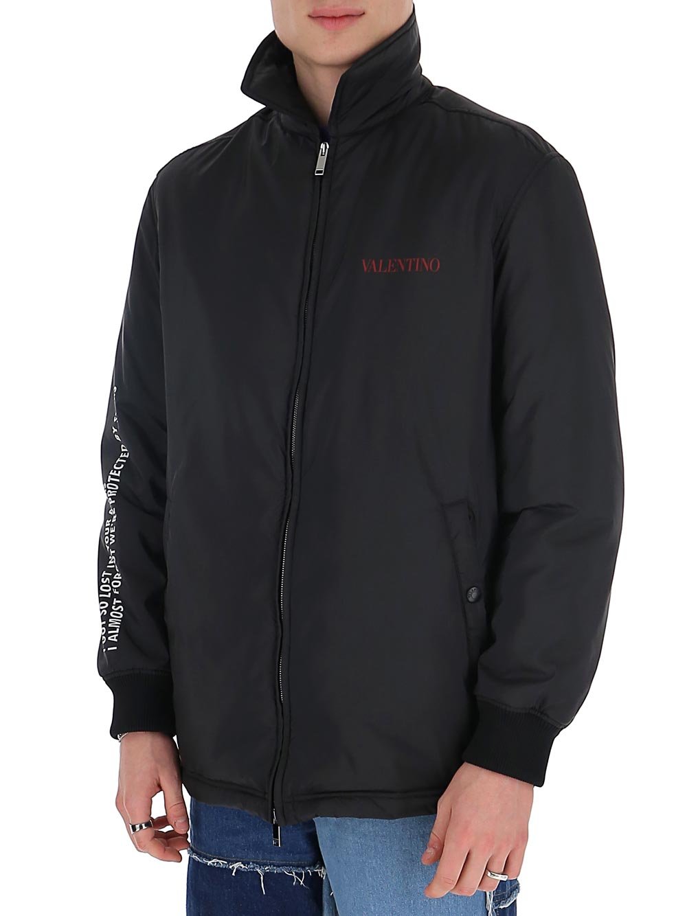 Valentino Moon Logo Print Jacket