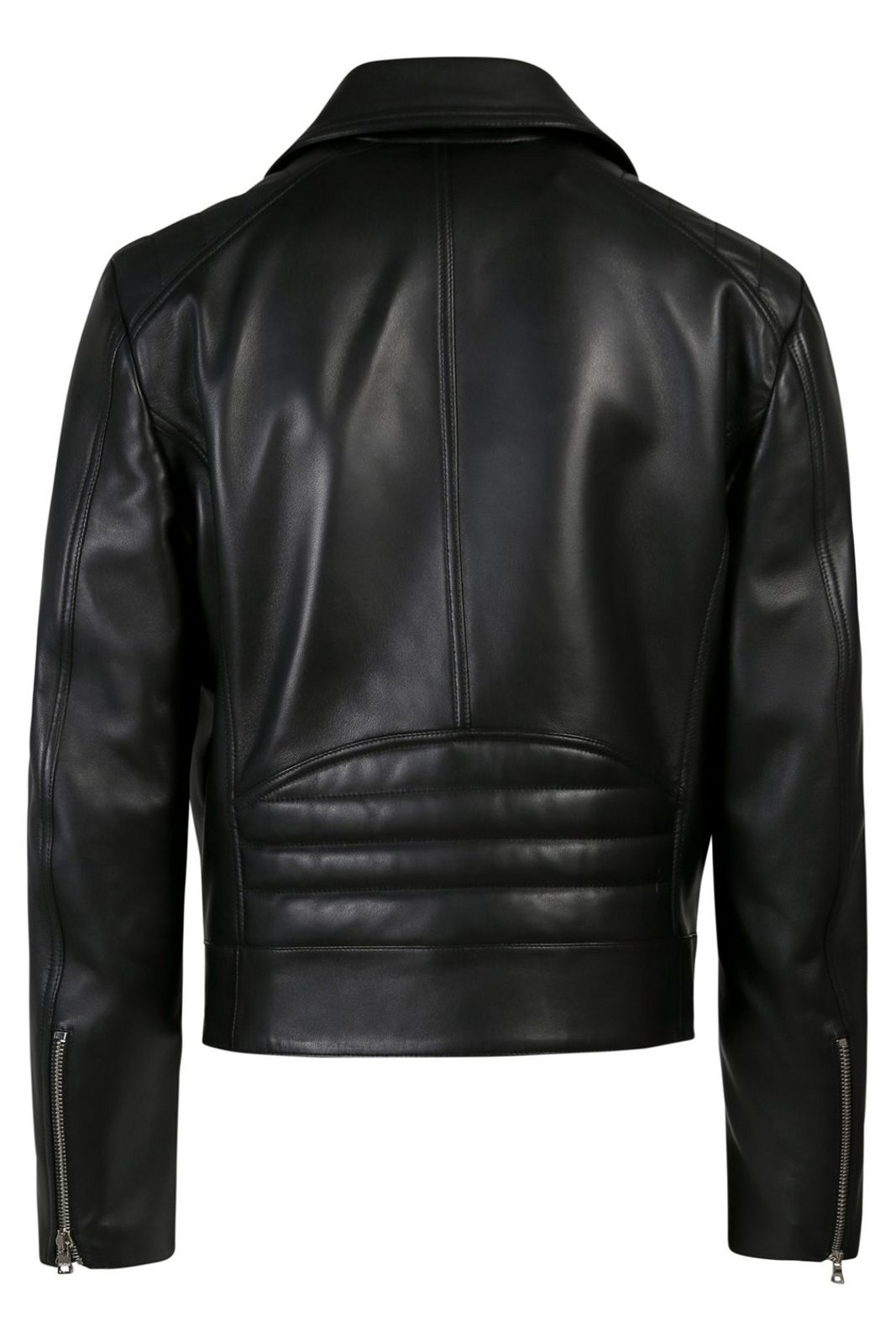 Balmain Zip-Up Long-Sleeved Biker Jacket