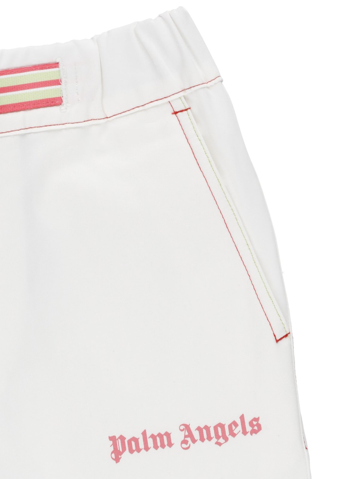 Palm Angels Kids Logo Printed Track Pants