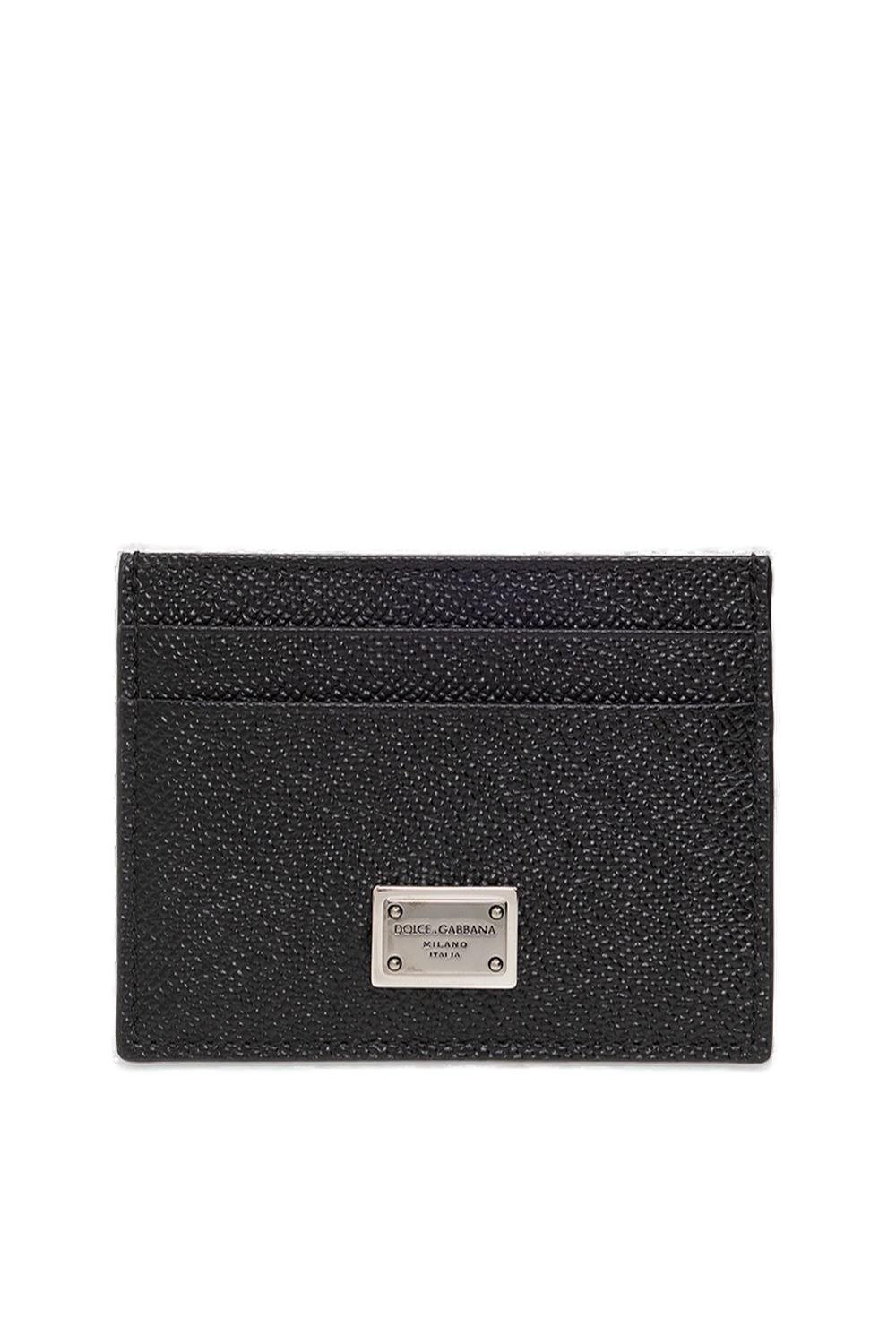 Dolce & Gabbana Logo Plaque Open Top Cardholder 2 Dolce & Gabbana Logo Plaque Open Top Cardholder