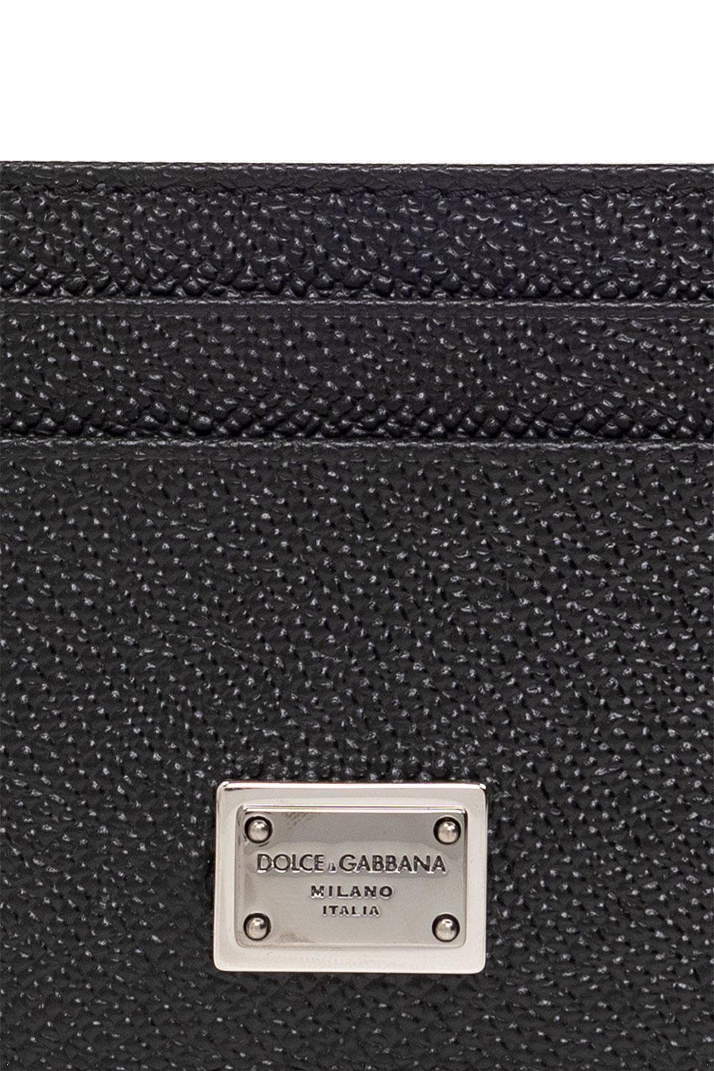 Dolce & Gabbana Logo Plaque Open Top Cardholder 4 Dolce & Gabbana Logo Plaque Open Top Cardholder