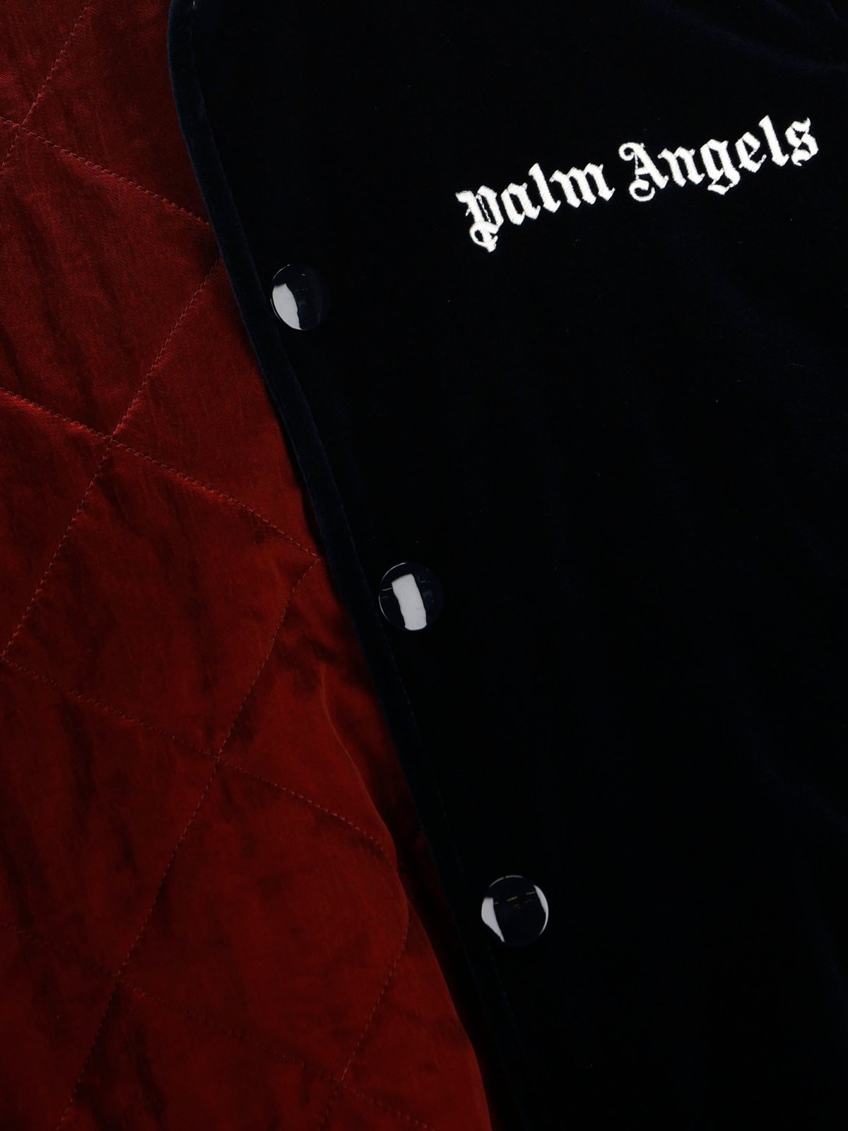 Palm Angels Logo Embroidery Buttoned Jacket