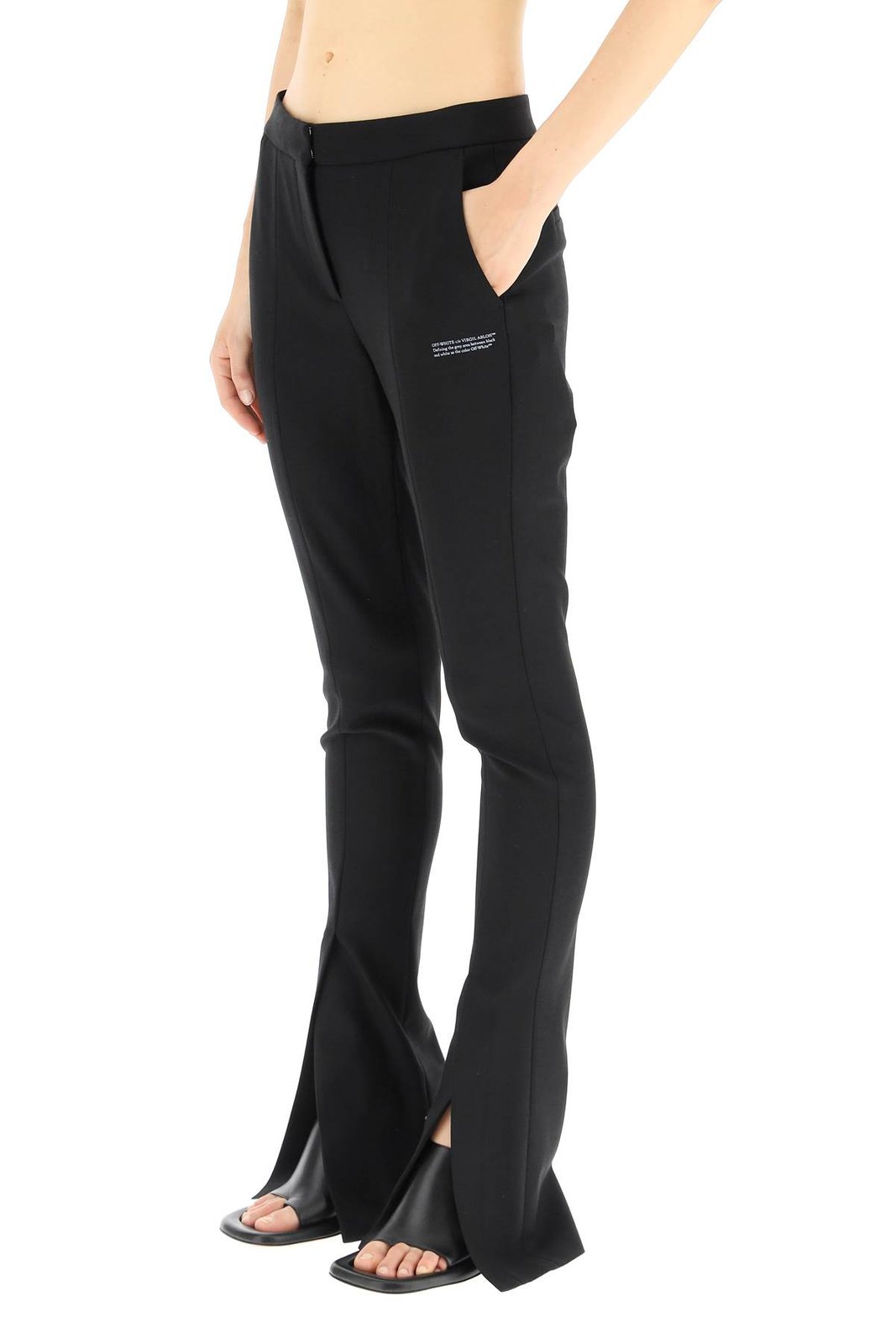 Off-White Logo Printed Tailored Trousers