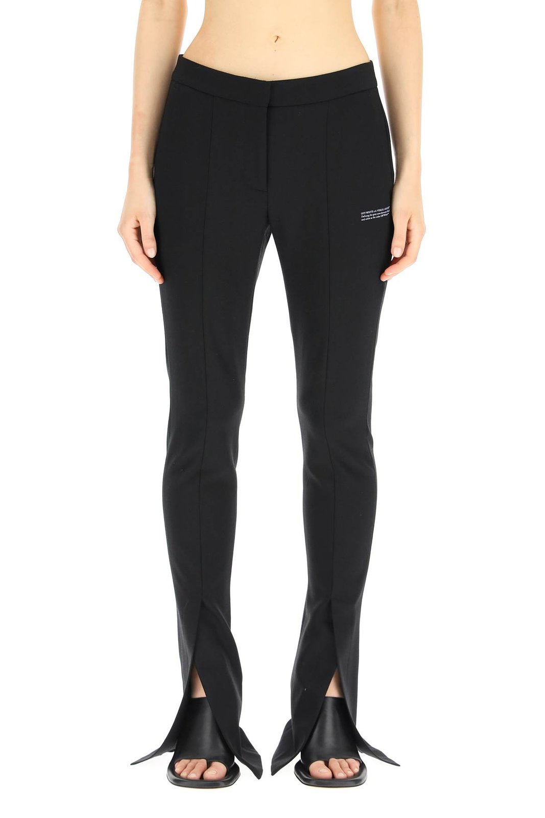 Off-White Logo Printed Tailored Trousers