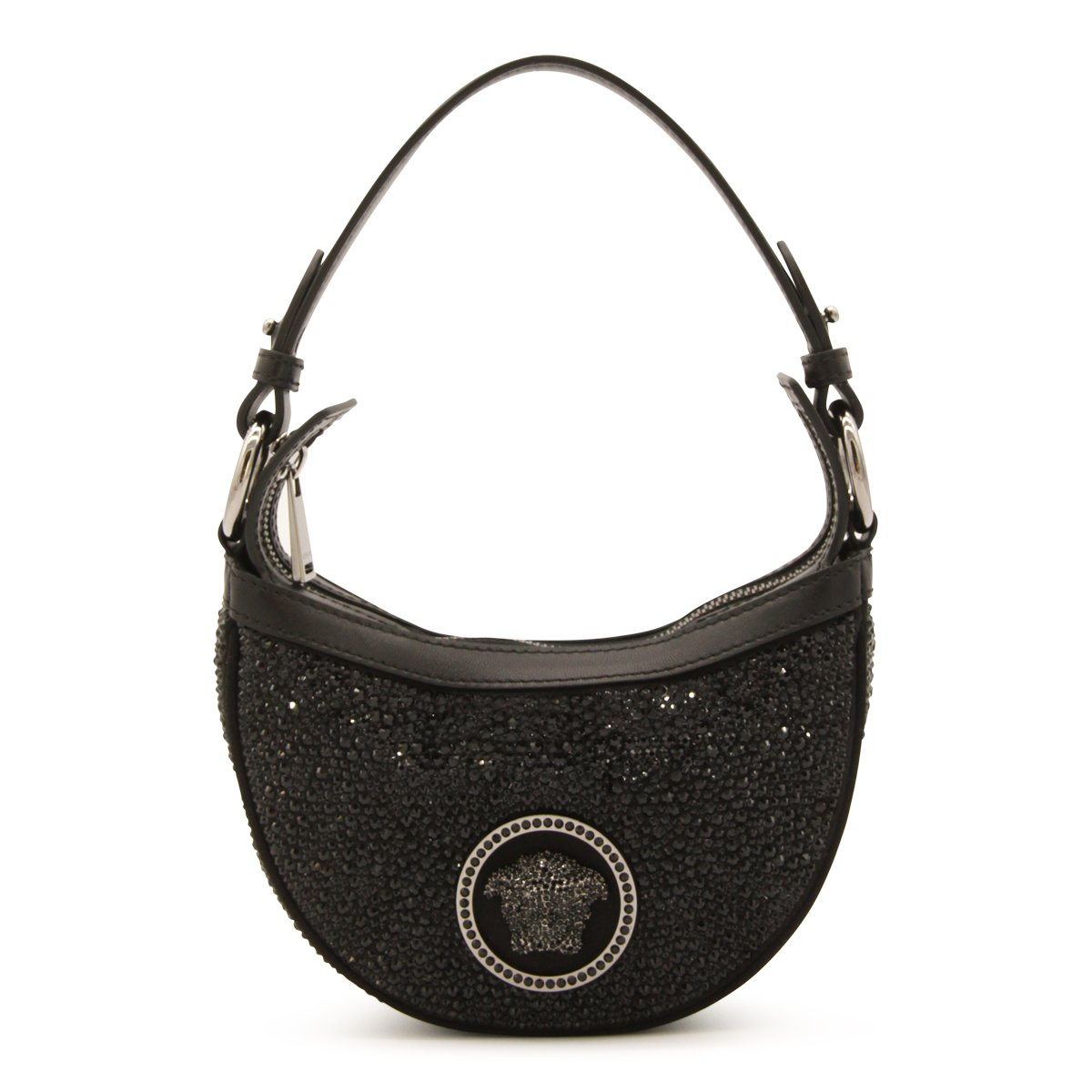 Versace Medusa-Motif Embellished Tote Bag