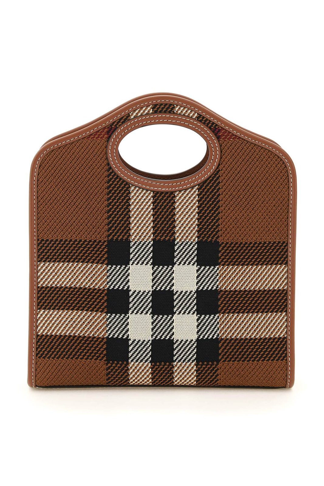 Burberry Check Patterned Shoulder Bag 3 Burberry Check Patterned Shoulder Bag
