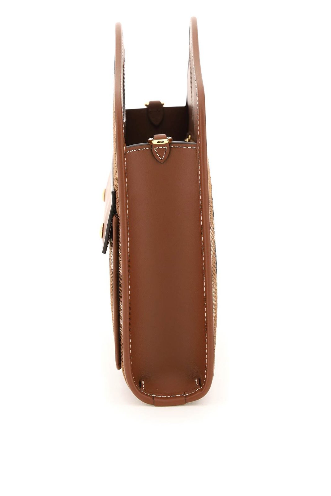 Burberry Check Patterned Shoulder Bag 4 Burberry Check Patterned Shoulder Bag