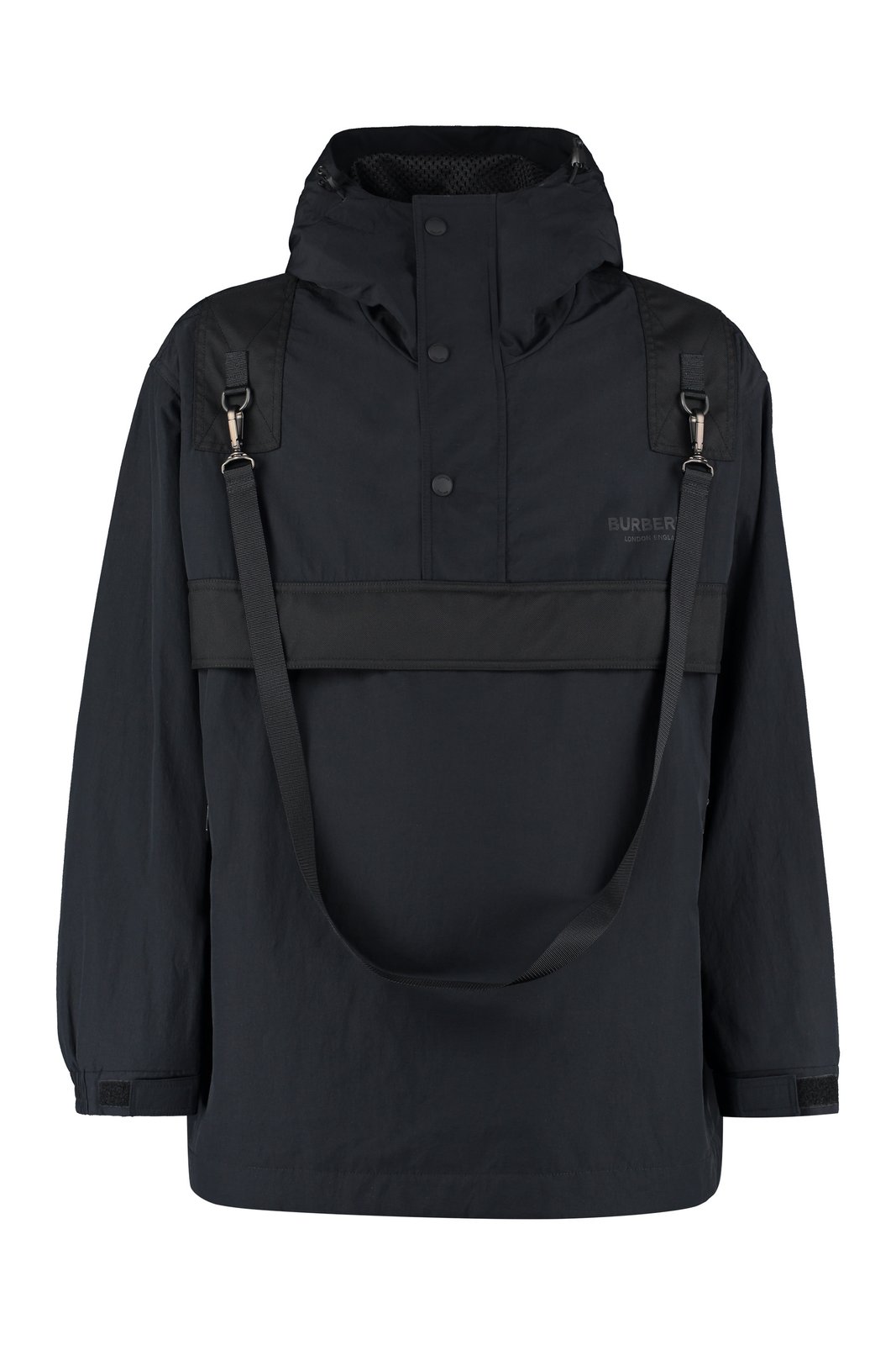 Burberry Logo Printed Hooded Jacket