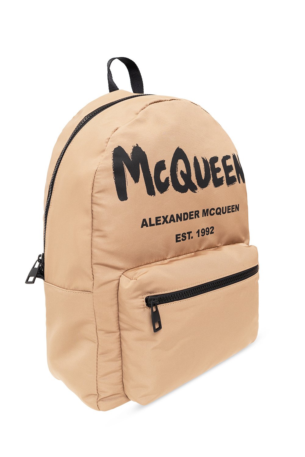 Alexander McQueen Logo-Printed Zipped Backpack
