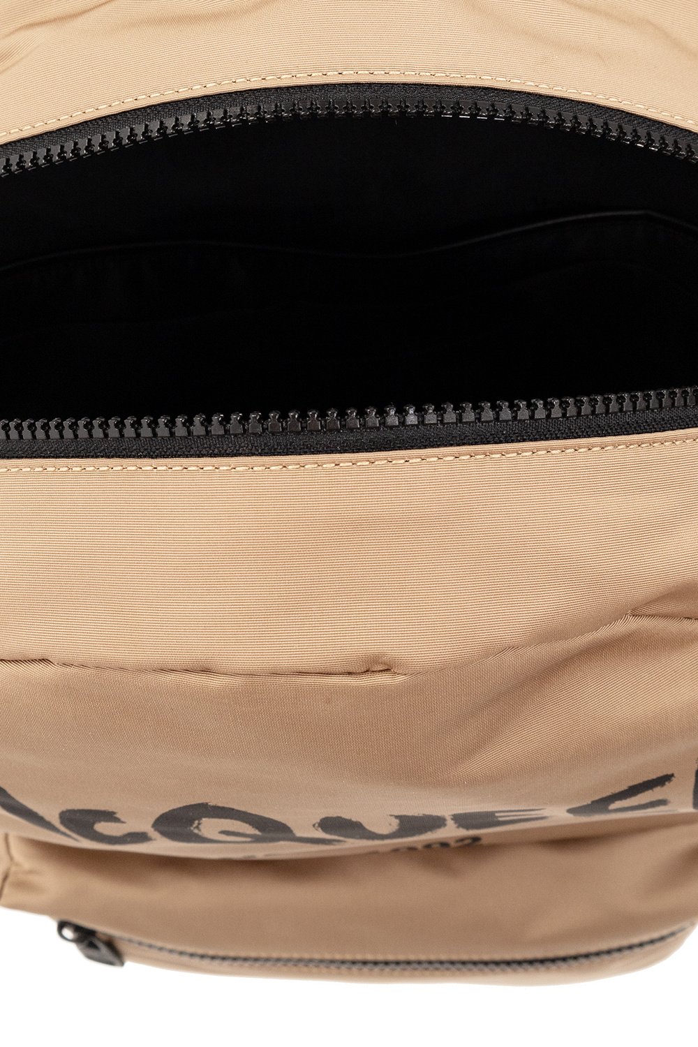 Alexander McQueen Logo-Printed Zipped Backpack