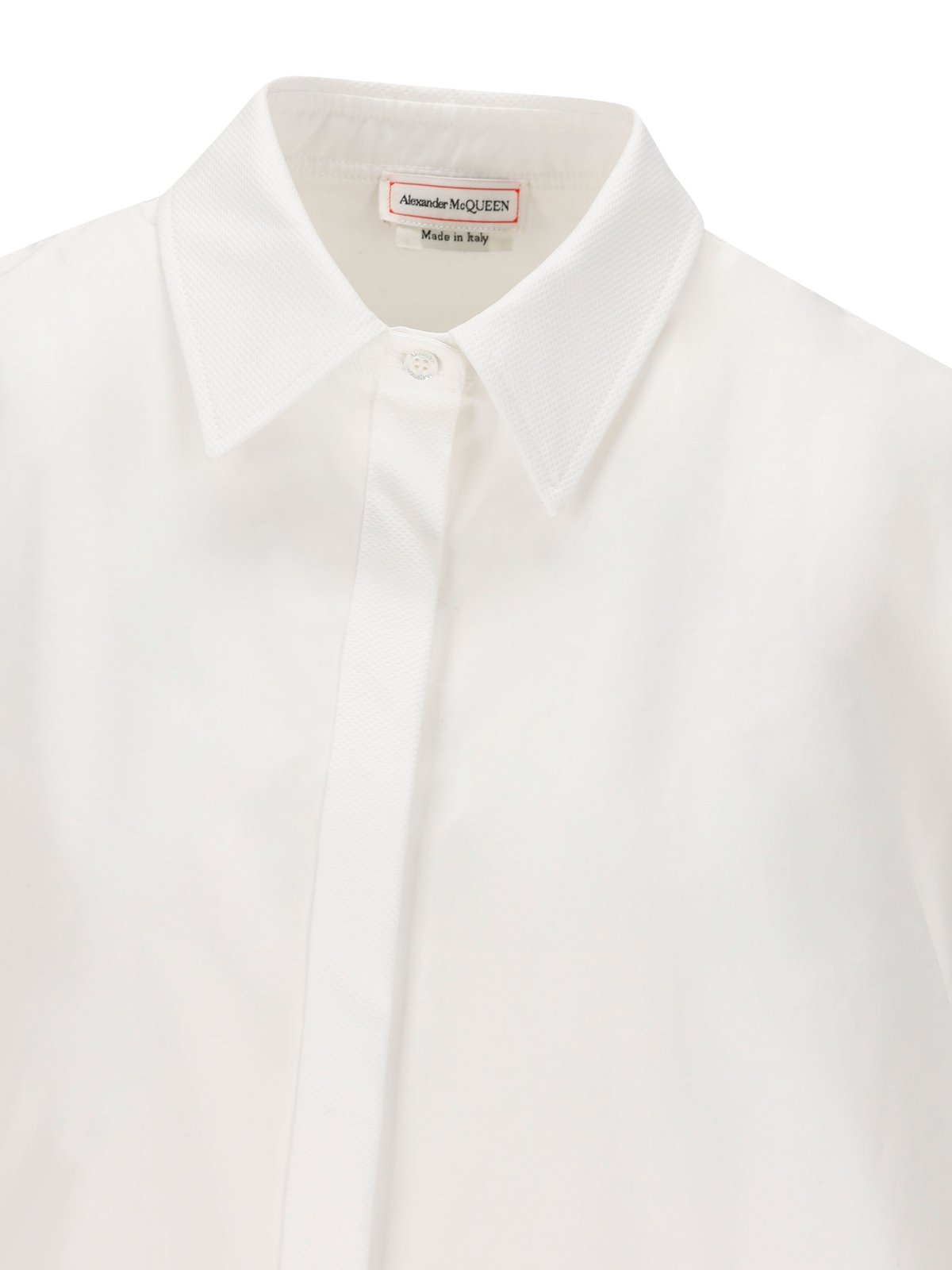 Alexander McQueen Cut-Out Detailed Shirt Dress