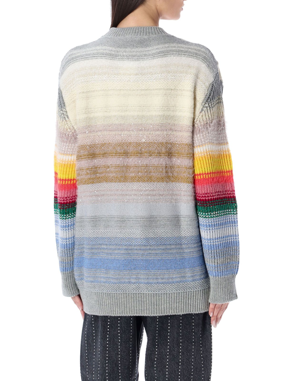 Stella McCartney Smile Embroidered Crewneck Jumper