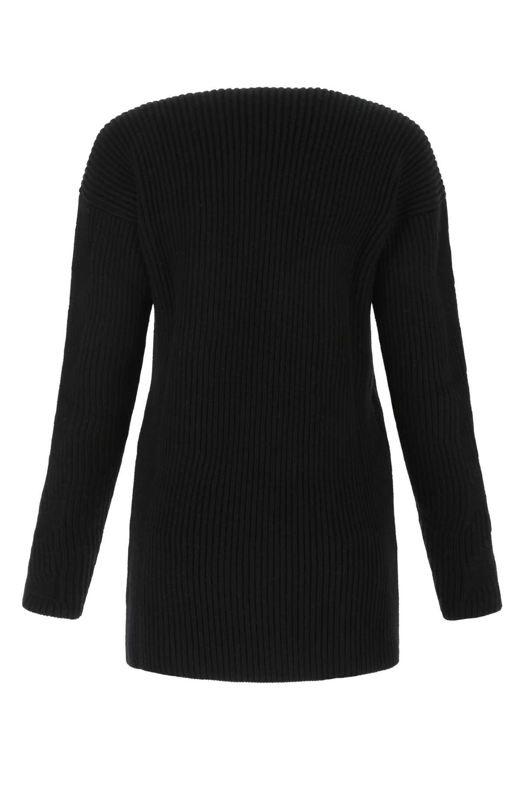 Off-White Ribbed-Knit Crewneck Jumper