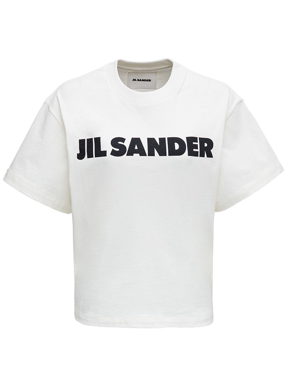 Jersey-T-Shirt mit Logo-Aufdruck von Jil Sander