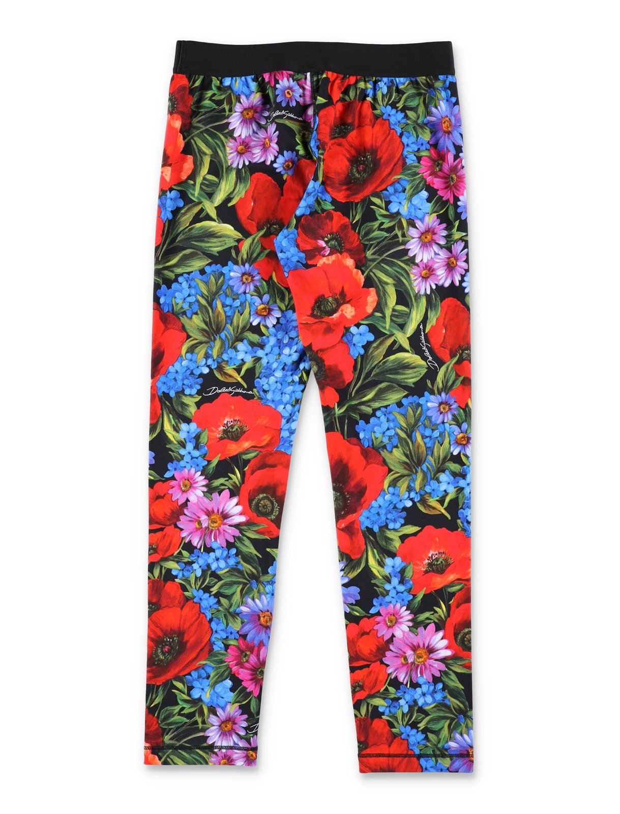 Dolce & Gabbana Kinder-Leggings mit Allover-Blumendruck