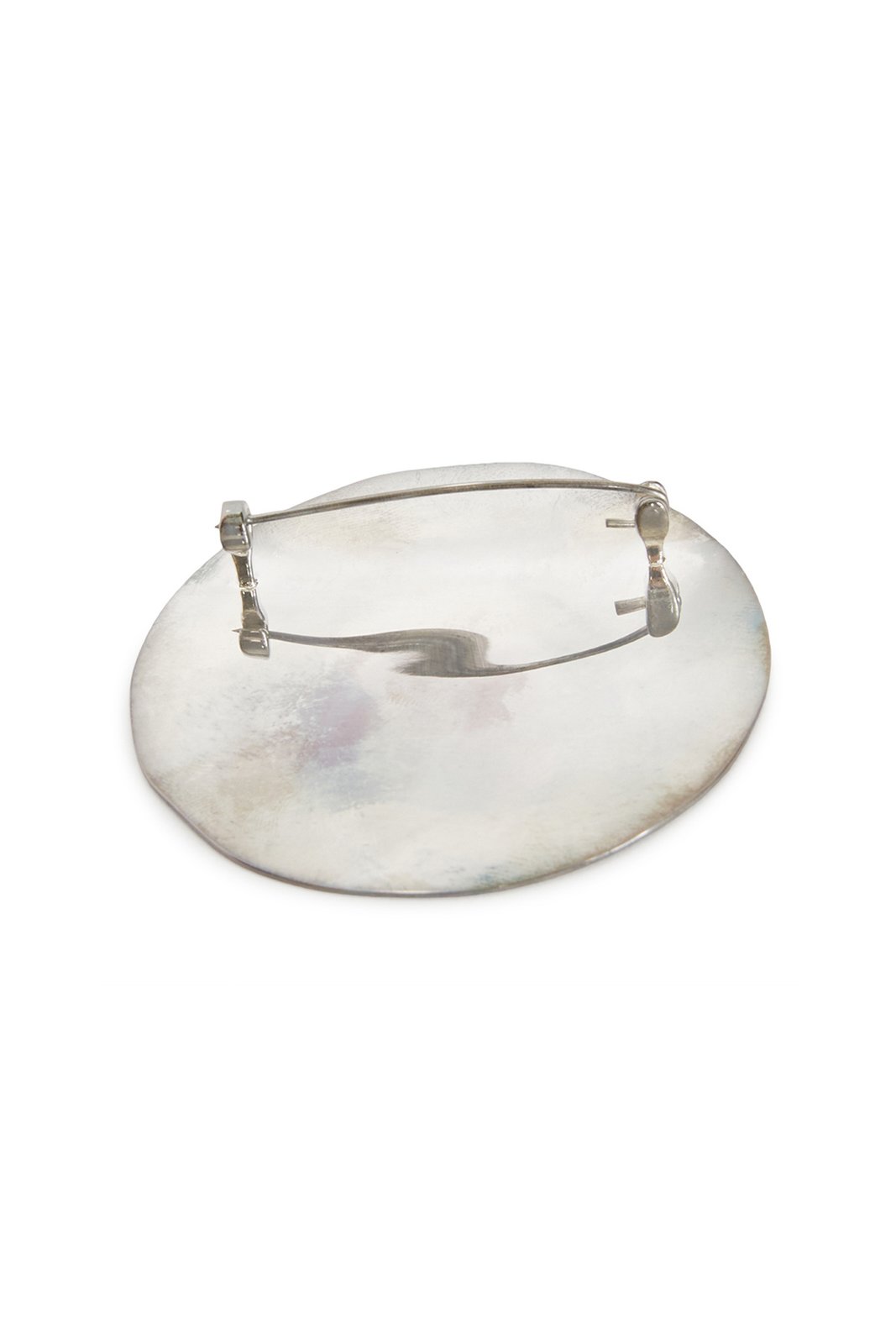 Brosche mit Jil Sander Logo-Gravur
