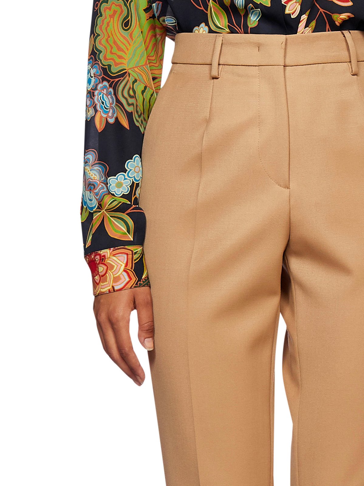 Etro Slim-Cut Cropped-Hose