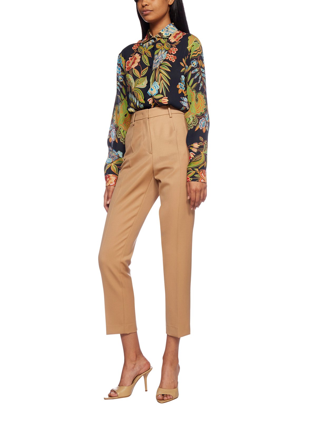 Etro Slim-Cut Cropped-Hose