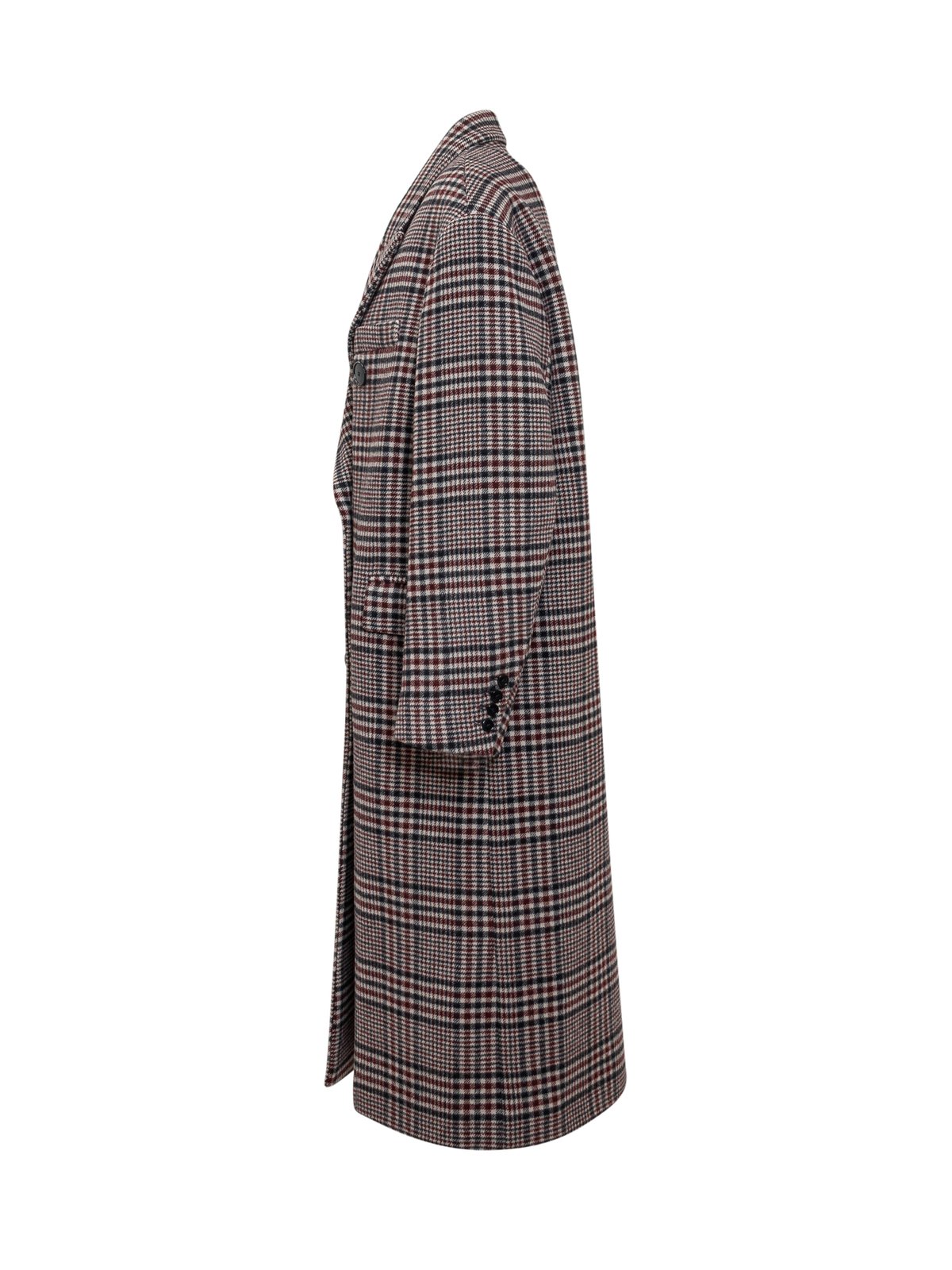 Isabel Marant Houndstooth Double-Breasted Coat