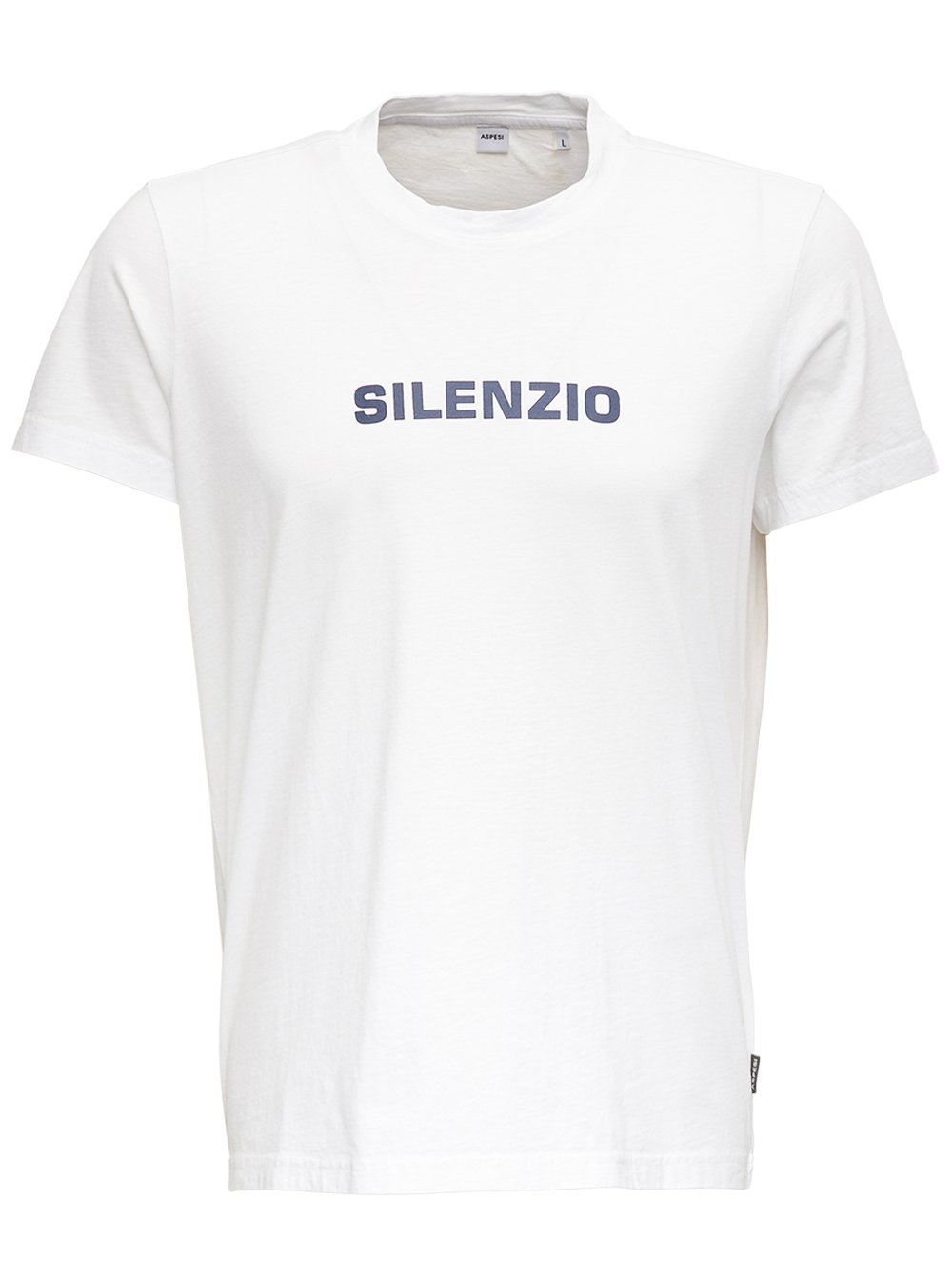 Aspesi Slogan Printed Crewneck T-Shirt