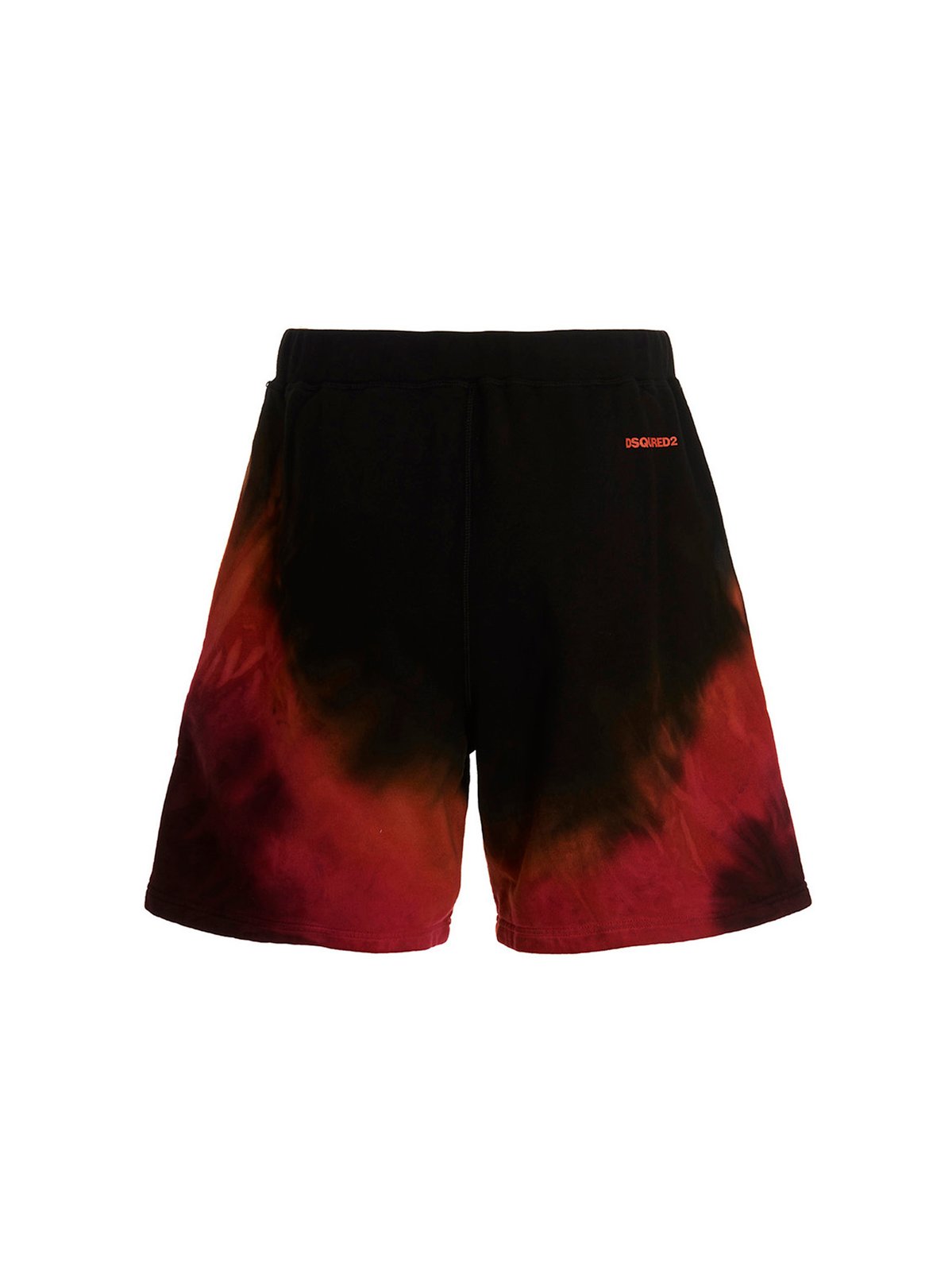 Dsquared2 Tie-Dyed Logo Printed Track Shorts