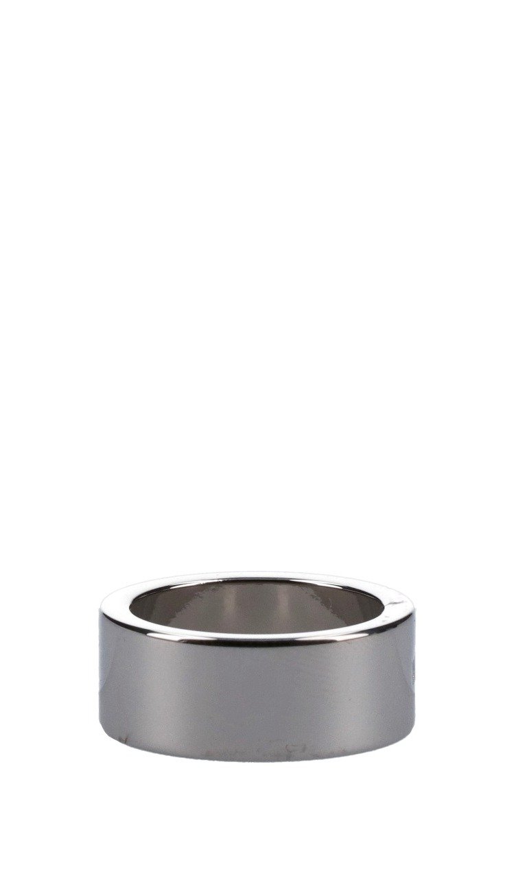 MM6 Maison Margiela Logo Embossed Ring