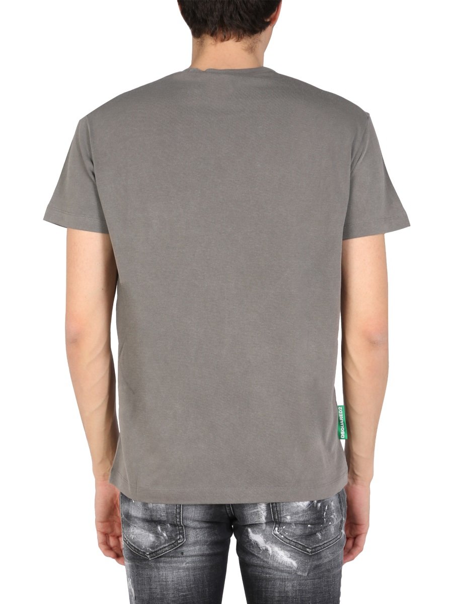 Dsquared2 Slogan Print Crewneck T-Shirt 5 Dsquared2 Slogan Print Crewneck T-Shirt