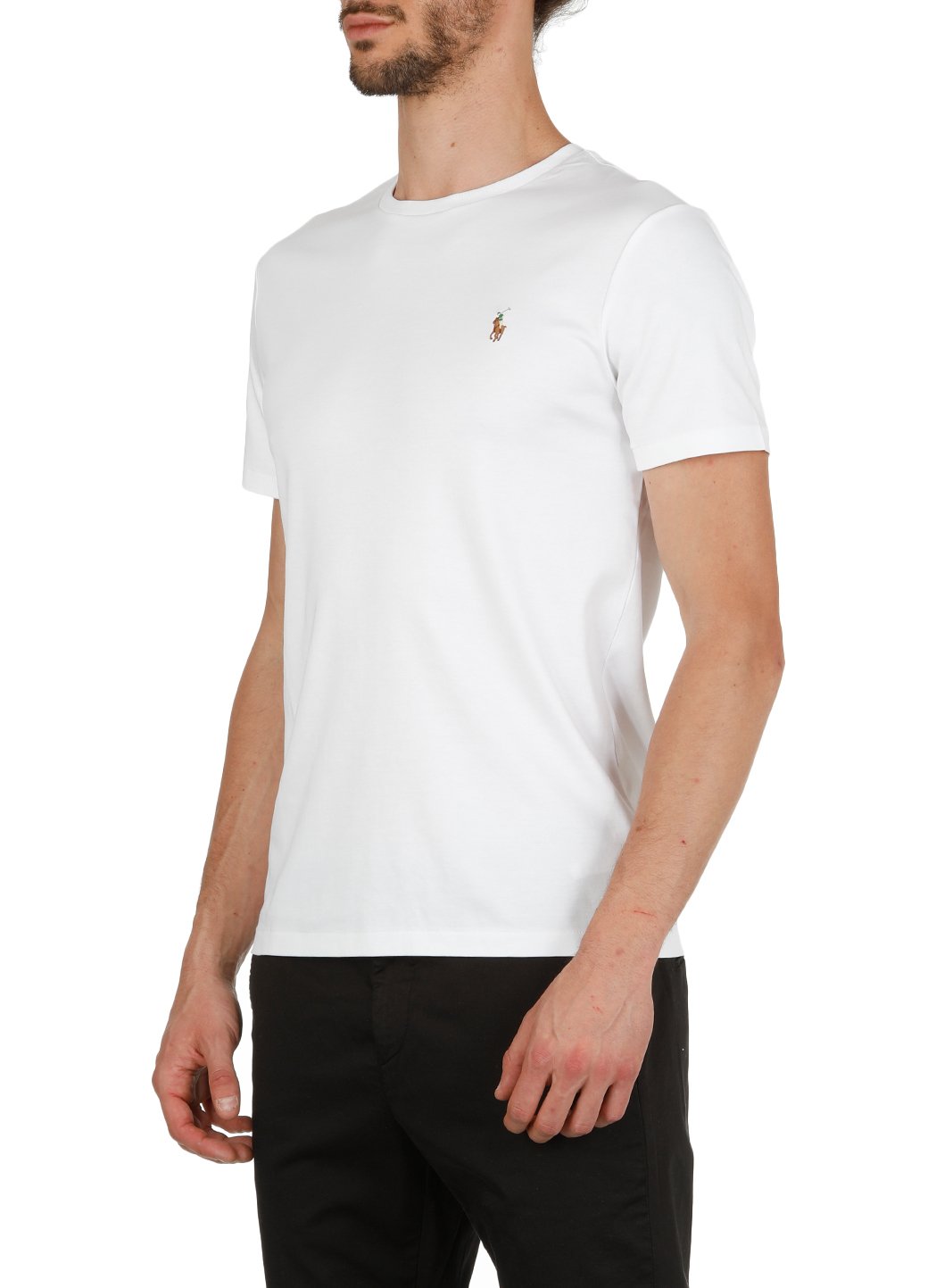 Polo Ralph Lauren Logo Embroidered Crewneck T-Shirt