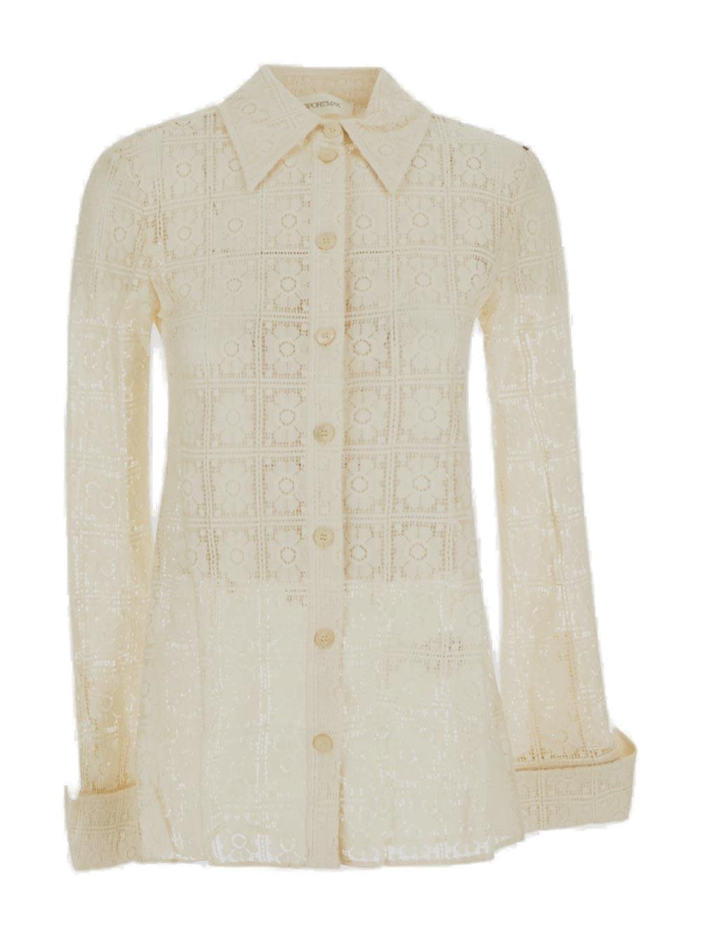 Sportmax Buttoned Long-Sleeved Shirt