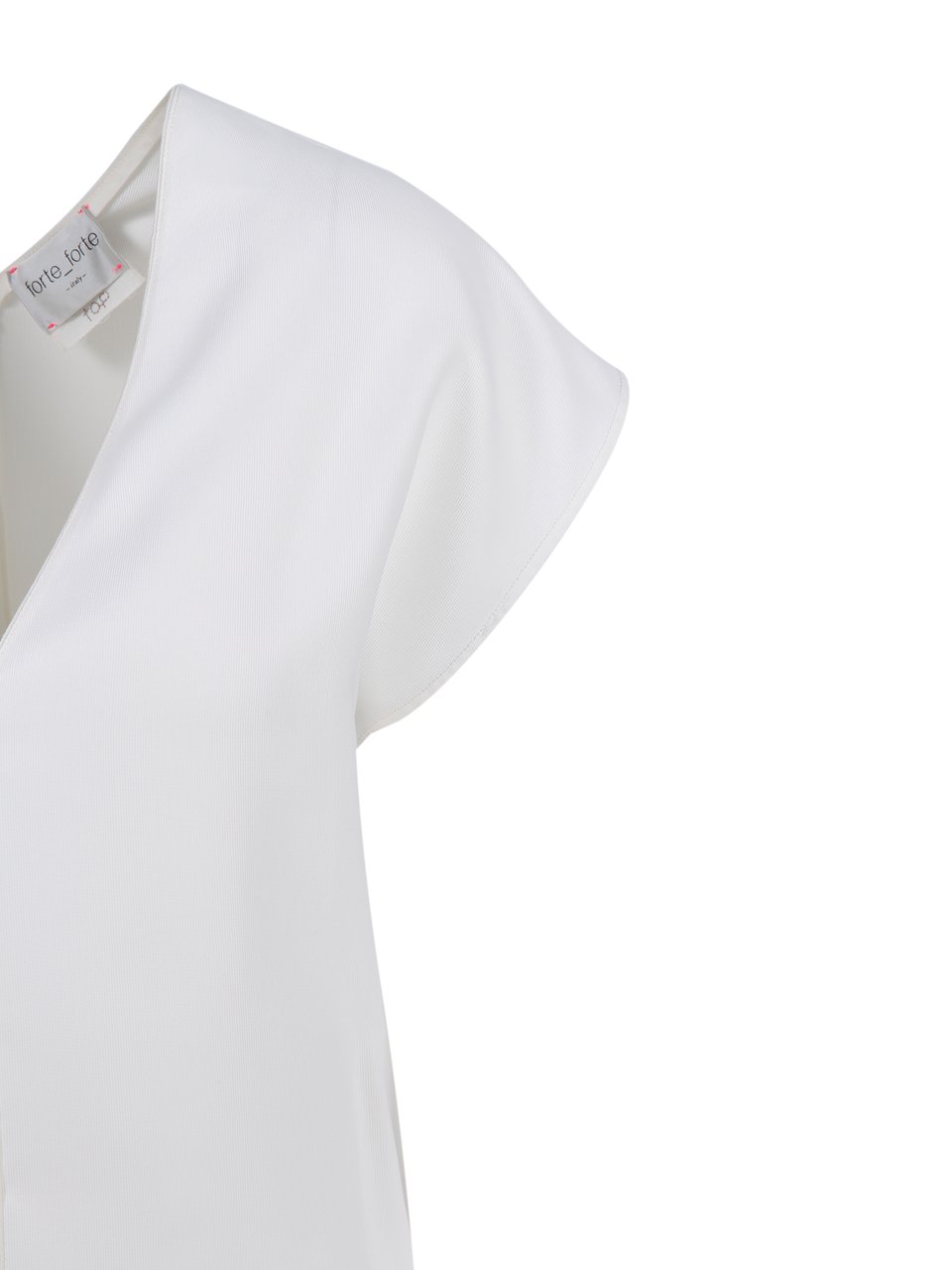 Forte Forte V-Neck Short-Sleeved Blouse