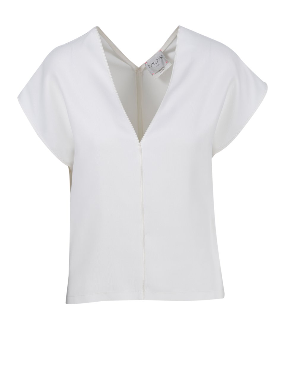 Forte Forte V-Neck Short-Sleeved Blouse